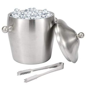 Seau à glace en métal élégant avec poignée et couvercle, parfait pour organiser des pique-niques et des événements spéciaux en plein air - Product Image 4