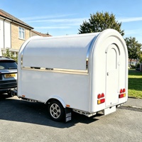 Camion de restauration mobile, remorque alimentaire avec cuisine complète entièrement équipée, remorque de concession pour café, hamburgers, barbecue, restauration rapide