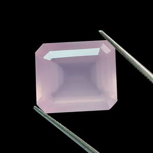 Aspecto impresionante Cuarzo Rosa facetado Calcedonia Piedra preciosa Corte Esmeralda Cuarzo Rosa Piedra preciosa suelta Forma de Octágono Precios al por mayor Gemas - Product Image 1