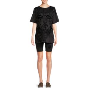 Conjunto doble de verano de 2 piezas superventas, ropa de última moda para mujer, Camiseta corta informal de algodón y conjunto corto, conjuntos gemelos - Product Image 1