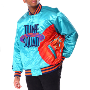 Veste en satin épaisse personnalisable pour homme, style streetwear urbain 2026, veste universitaire matelassée, prix de gros, veste en satin 2026 - Product Image 3