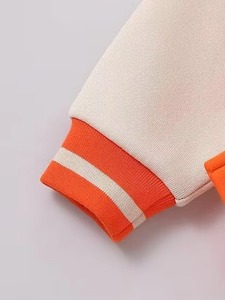 เสื้อแจ็กเก็ตบอมเบอร์สำหรับผู้ชายและผู้หญิงสีดำสไตล์วิทยาลัยสำหรับผู้หญิงผ้าใบเสื้อเบสบอลระบายอากาศได้ดี - Product Image 6