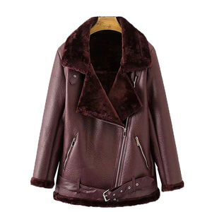 แจ็กเก็ตหนังกันน้ำสำหรับฤดูหนาวเสื้อแจ็คเก็ตหนังลำลองดีไซน์คลาสสิก - Product Image 1