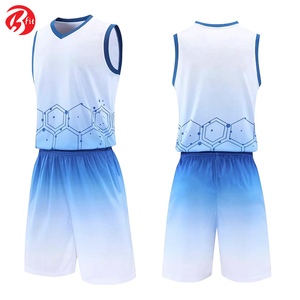 Sports Running Training Wear Kit d'uniformes d'impression par sublimation Ensembles de vêtements de basket-ball respirants pour adultes - Product Image 5