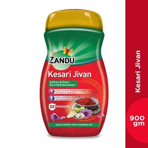 Zandu Kesari Jivan, Refuerzo Inmunológico Ayurvédico para Adultos, Aumenta la Energía, la Fuerza y la Resistencia, 900 gramos con Azafrán, Hierbas Naturales - Product Image 2