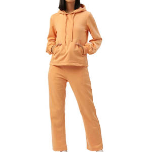 Women sport tracksuit two piece custom logo active set for training workout and <b>travel</b> <b>wear</b> - Product Image 3