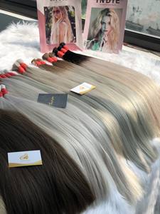 Extensiones de cabello liso Virgen no Remy de alta calidad a granel 100g El mejor precio al por mayor de Vietnam - Product Image 6