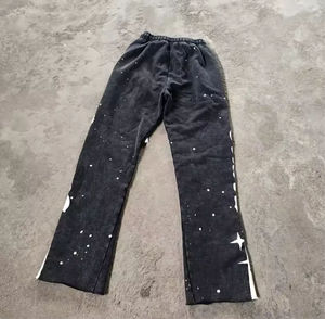 Ensemble de survêtement décontracté réversible et écologique 2026 avec strass personnalisés, pantalon de jogging et sweat à capuche à cordon, effet délavé à l'acide - Product Image 4