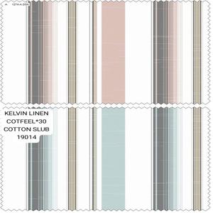 Tissu rayé en coton et lin de qualité supérieure, doux, respirant, qualité d'exportation, textile pour chemises et vêtements à prix abordable - Product Image 2