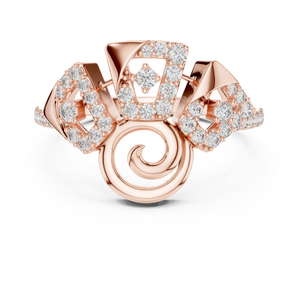 Bague en diamant rond fantaisie pour femmes en laboratoire pierre certifiée bijoux de luxe en gros et conception personnalisée approvisionnement - Product Image 3