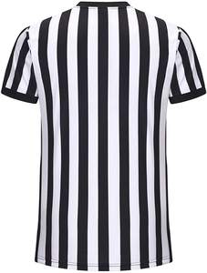 Camisas de árbitro de fútbol para adultos populares al por mayor 2025 tela tejida de manga corta de algodón de secado rápido 100% - Product Image 2