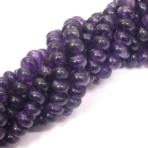 Cuentas de Amatista Natural AAA, Forma Redonda Lisa, 16 Pulgadas, 8-11 mm, Cuentas de Piedras Preciosas de Amatista Lisas, Calidad AAA, Cuentas al por Mayor - Product Image 2
