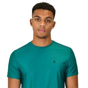 T-shirt polyvalent en nylon spandex pour hommes avec design sans couture et matériau flexible pour une mobilité maximale - Product Image 3