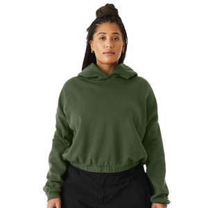 เสื้อฮู้ดดี้ผู้หญิงแบบสปอร์ตสั่งทำพิเศษ แขนยาว ปักลาย พิมพ์ลายด้านหน้า ผ้าฝ้าย 100% เสื้อคลุมฤดูหนาวสำหรับผู้หญิง - Product Image 1