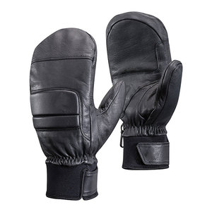 Gants de ski élégants et chauds pour un usage quotidien, pour le snowboard, l'hiver, en cuir réglable, imperméables, thermiques/isolés, à doigts entiers, pour hommes - Product Image 3