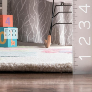 Floral Glossy Luxe Design 100% Nouvelle-Zélande Laine Tapis Tufté À La Main De Haute Qualité pour La Maison Étage Salle À Manger Salon - Product Image 2