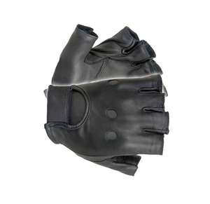 Premium 1/2 Finger <b>Driving</b> <b>Gloves</b> <b>for</b> <b>Men</b> Leather Motorcycle Hand Safety <b>Gloves</b> - Product Image 6