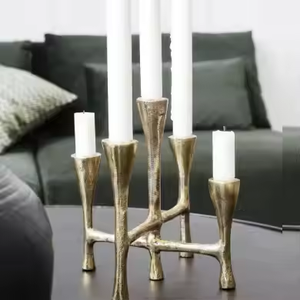 Éclairage de Noël Intérieur Bougeoir en Métal Décoration de Mariage Maison et Salon Fournisseur par décor impex - Product Image 6