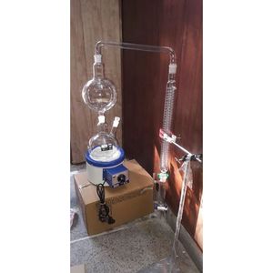 Evaporador Rotatorio de Laboratorio MAYALAB, Aparato de Destilación de Aceites Esenciales por Vapor con Vidrio de Borosilicato, Capacidad de 1-5L, Diseño Vertical - Product Image 4