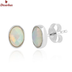 925 Sterling Silver Plated <b>Earrings</b> for Women Fine Jewelry With Natural <b>Turquoise</b> Gemstone for Wedding or Gift - Product Image 6