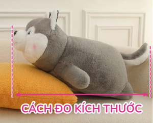 Oreiller couché doux et mignon Fluffy Dog en cadeau - Product Image 2