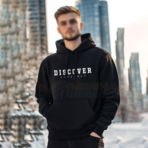 Sweats à capuche pour hommes, streetwear décontracté, pull léger et confortable, mode masculine, sweats à capuche à manches longues en coton mélangé imprimé - Product Image 2