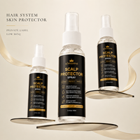 Huile de Soin Personnalisée pour Cuir Chevelu, Idéale pour Perruques en Dentelle et Extensions Capillaires, Séchage Rapide, Barrière Protectrice Invisible, Flacon Compte-gouttes en Verre, Marque Privée