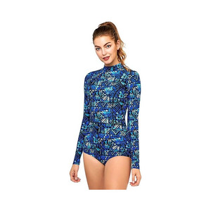 New Arrival Digital Print UPF50 <b>Rash</b> <b>Guard</b> for <b>Women</b> Wholesale Premium Quality Ladies Full Sleeve Quick Dry Breathable - Product Image 1