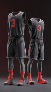 Uniforme de basket-ball par sublimation, uniforme de basket-ball d'entraînement léger, maillot sans manches, uniforme de football sans manches, col en V - Product Image 5