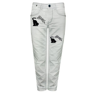 Precio de fábrica Pantalones de mezclilla transpirables de alta calidad Diseño de moda Cintura media Patrón recto Tela de lona Venta a granel Cantidad - Product Image 1