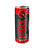 Boisson énergisante HELL CLASSIC 250ML - Pack de 24 (250ML X 24), Doré, Classique