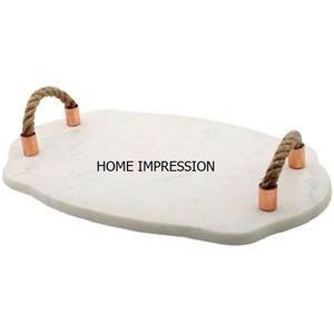 ดอกไม้ใหม่จับถาดหินอ่อนแฮนด์เมดตกแต่งถาดหินอ่อน - Product Image 5