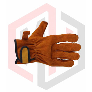 Venta al por mayor Guantes DE TRABAJO Guantes de seguridad de cuero Guantes de soldadura de cuero dividido de vaca para uso industrial - Product Image 5