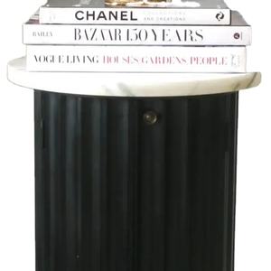 Colonne et piliers en marbre noir et blanc, piliers en pierre de marbre, pilier en marbre pour la décoration intérieure - Product Image 5