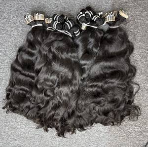 Meilleur prix cheveux ondulés cambodgiens vague naturelle paquets de cheveux humains vietnamiens de qualité supérieure cheveux doublement étirés - Product Image 3