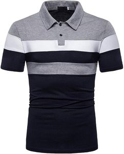 Camisas de polo de golf lisas para hombre al por mayor, camisas bordadas de algodón 100%, polos personalizados - Product Image 2