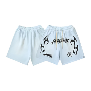 กางเกงขาสั้นสตรีทแวร์ XS ของผู้หญิง100% ผ้าฝ้ายหลวมและบางกระโปรงพิมพ์ลายดิจิตอลสปอร์ต - Product Image 4