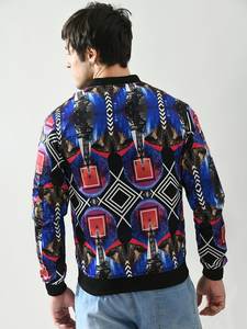 Chaqueta universitaria de satén personalizada de alta calidad, chaqueta universitaria de satén hecha a medida, chaqueta de béisbol de satén para hombre - Product Image 3