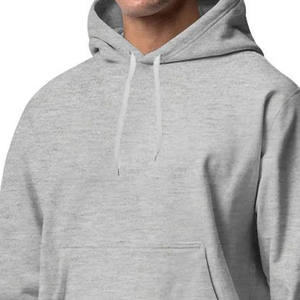 Sudadera con capucha de gran tamaño para hombre, sudadera de algodón, ropa de calle de peso pesado, Top con capucha de manga larga informal a la moda - Product Image 5