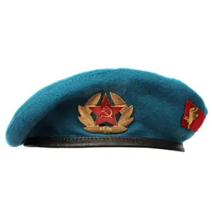 High Quality wholesale Hat Suppliers Beret Wool Hat Comfortable / Durable Beret Caps Made In Pakistan