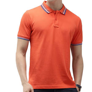 Verano hombres 100% algodón para Polo camisa Casual Slim Fit camiseta transpirable de punto camisetas deportivas de alta calidad - Product Image 5