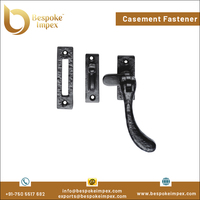 Charnière de fenêtre d'extrémité d'ampoule antique noire de qualité supérieure de fabrication professionnelle Attache à battant de taille standard de conception européenne