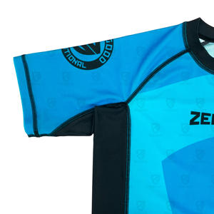 ผู้ผลิตจากปากีสถาน ดีไซน์ล่าสุด เสื้อแรชการ์ดระบายอากาศได้ดี ผลิตจากโพลีเอสเตอร์ 100% แขนสั้น ป้องกันรังสียูวี แห้งเร็ว สำหรับผู้ใหญ่ - Product Image 4