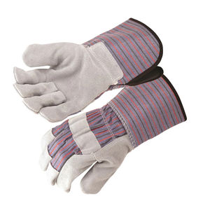 2025 último nuevo diseño Unisex vaca mano dividida guantes de trabajo de cuero guantes de trabajo de seguridad para las manos - Product Image 5