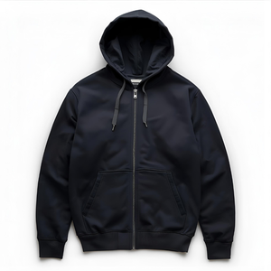 เสื้อกันหนาวซิปมีฮู้ดแบบรูดซิปหนาขนแกะแบบหนา600กรัมพร้อมโลโก้ที่กำหนดเองและตัวเลือก - Product Image 6