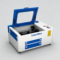 Machine de gravure et de découpe au laser CO2 de qualité industrielle, 50W, acrylique, bois, MDF, caoutchouc, cuir, haute vitesse, stable, LM-4030-H
