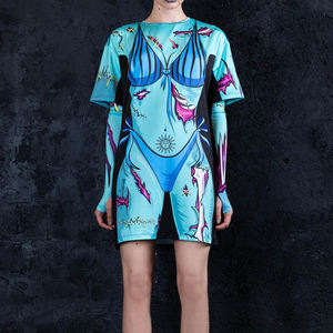 Camisetas personalizadas impresas en 3D para Halloween: Gráficos espeluznantes únicos y detallados, ideales para eventos de Halloween, cosplay y festivos informales - Product Image 4