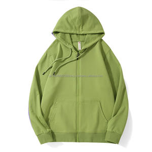 Sudadera con Capucha y Cremallera de Alta Calidad para Hombre, Estilo Holgado, Color Puro - Product Image 6