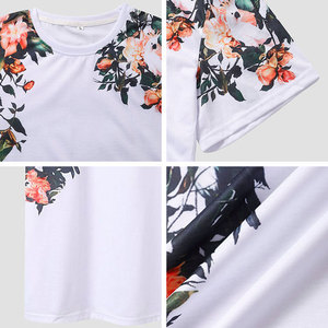 T-shirts blancs vierges surdimensionnés personnalisés en coton 100% de haute qualité, imprimés par transfert thermique, durables et respirants - Product Image 4