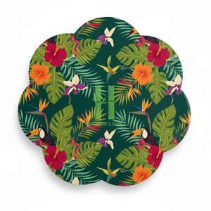 Sous-plat festonné laqué à bon prix, vente en gros, sous-plats pour la décoration de table à manger, fabriqué au Vietnam - Product Image 2